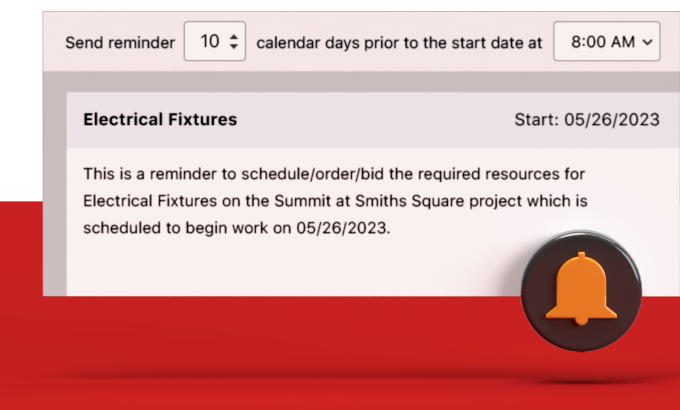 Automated Schedule Task Reminders Enhance Construction Project Management | Construction Scheduling Software
